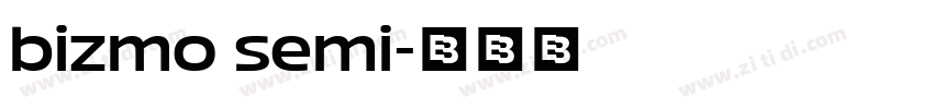 bizmo semi字体转换